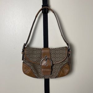 Y2K Coach F06818 soho buckle brown monogram purse -no dustbag